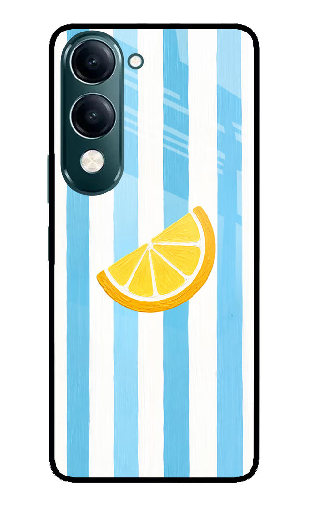 Summer Lemon iQOO Z10 Lite 5G Glass Case Back Cover by Casekaro