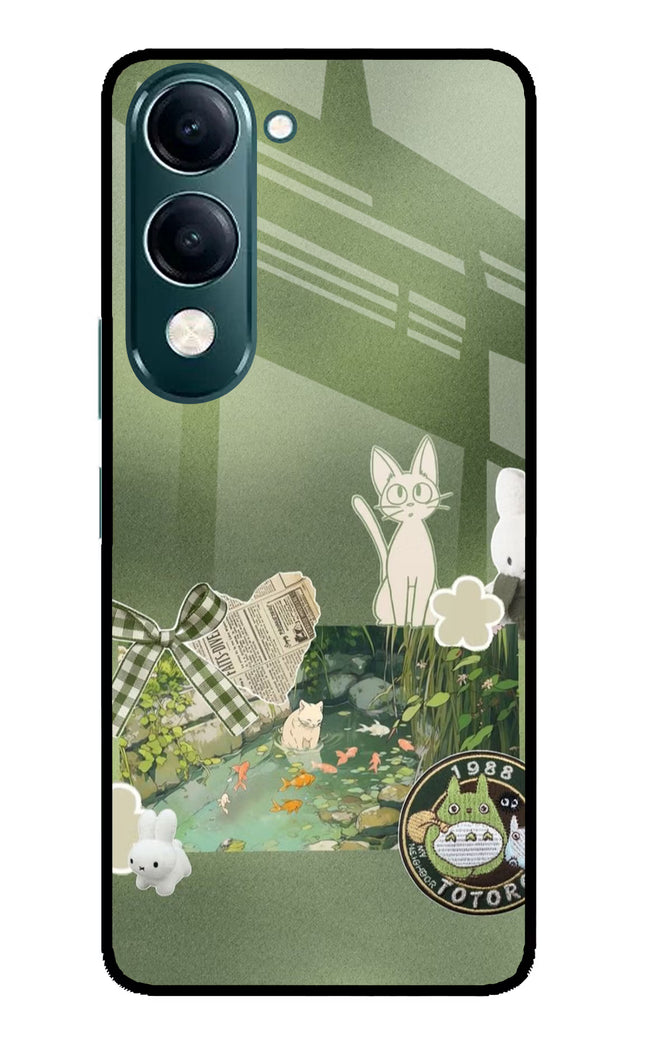 Aesthetic anime iQOO Z10 Lite 5G Glass Case Back Cover by Casekaro