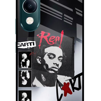 Playboi Carti iQOO Z10 Lite 5G Glass Case Back Cover by Casekaro