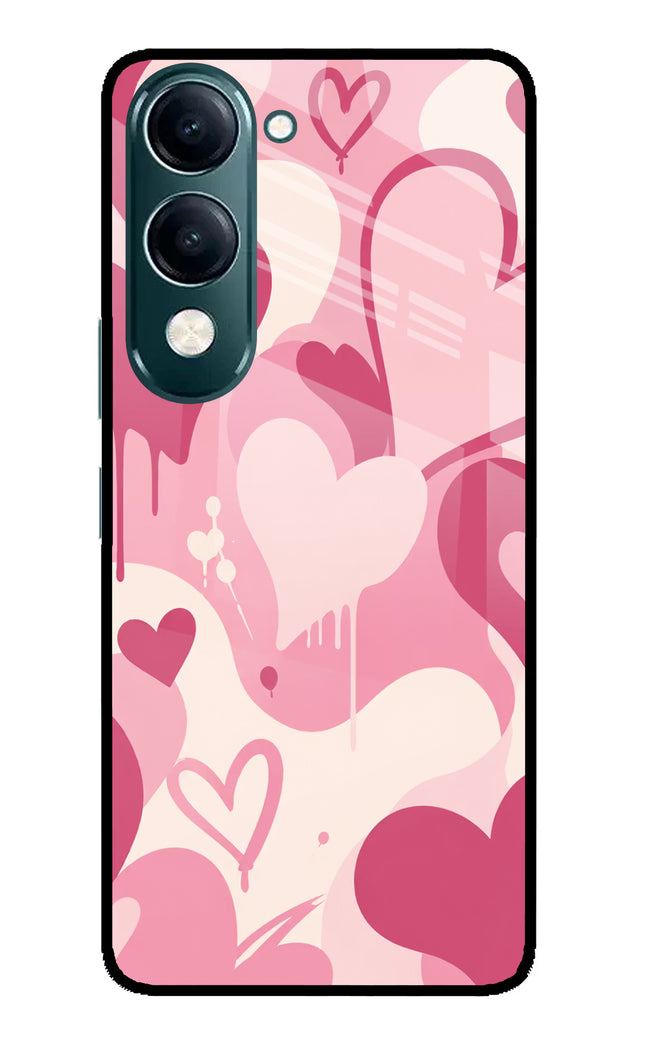 Hearty case iQOO Z10 Lite 5G Glass Case Back Cover by Casekaro