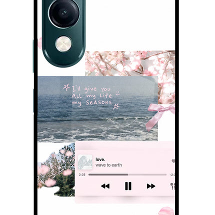 Wave to earth iQOO Z10 Lite 5G Glass Case Back Cover by Casekaro
