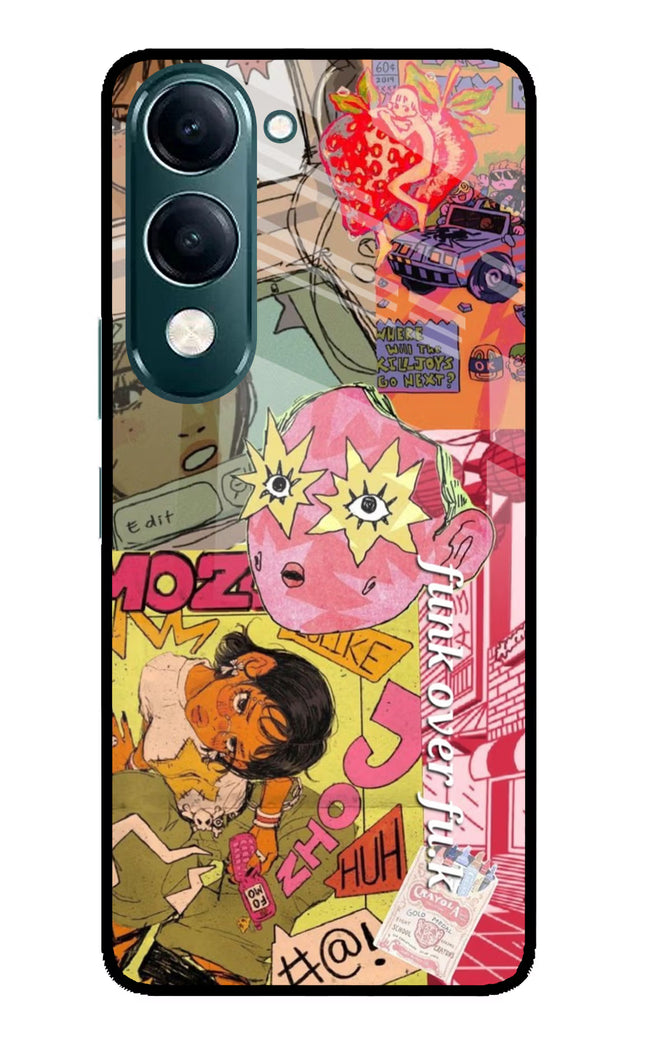 Funkover iQOO Z10 Lite 5G Glass Case Back Cover by Casekaro
