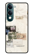 Soft Aesthetic iQOO Z10 Lite 5G Glass Case Back Cover by Casekaro