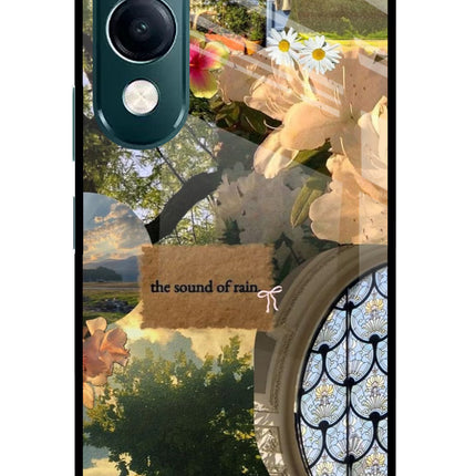 Rain iQOO Z10 Lite 5G Glass Case Back Cover by Casekaro