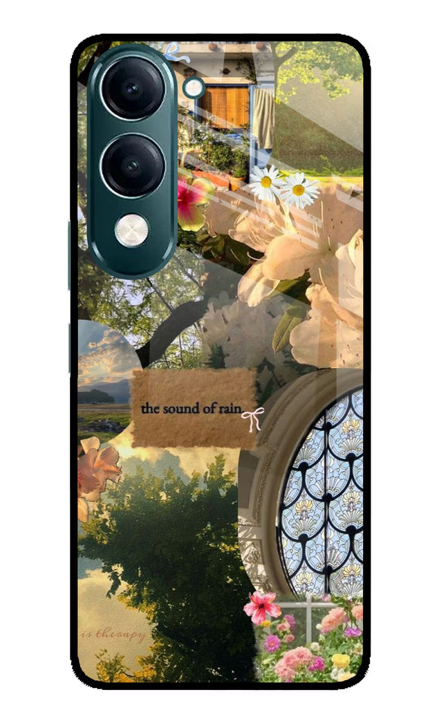 Rain iQOO Z10 Lite 5G Glass Case Back Cover by Casekaro