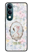 Pretty Mind Pretty Soul iQOO Z10 Lite 5G Glass Case Back Cover by Casekaro