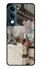 Midnight Sky iQOO Z10 Lite 5G Glass Case Back Cover by Casekaro