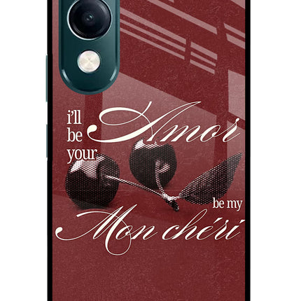 Velvet Cherry iQOO Z10 Lite 5G Glass Case Back Cover by Casekaro