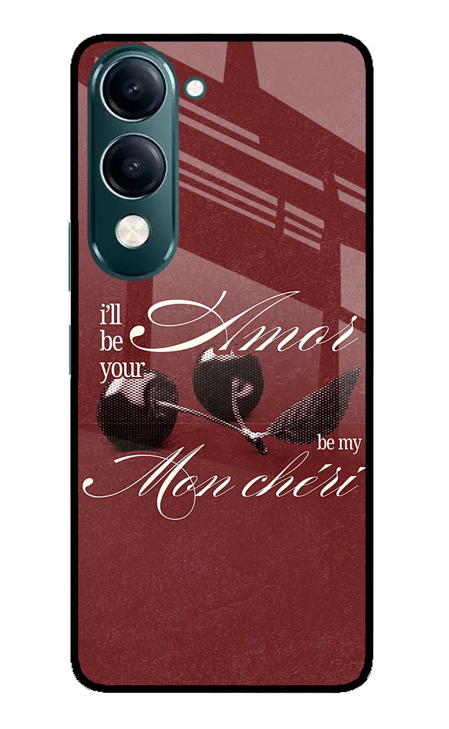 Velvet Cherry iQOO Z10 Lite 5G Glass Case Back Cover by Casekaro