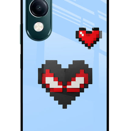 Peter Heart iQOO Z10 Lite 5G Glass Case Back Cover by Casekaro