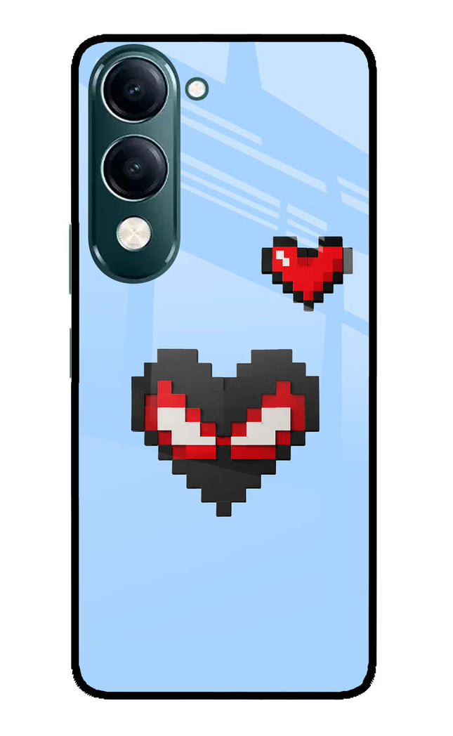 Peter Heart iQOO Z10 Lite 5G Glass Case Back Cover by Casekaro