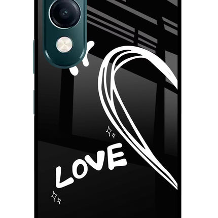 Love Line iQOO Z10 Lite 5G Glass Case Back Cover by Casekaro