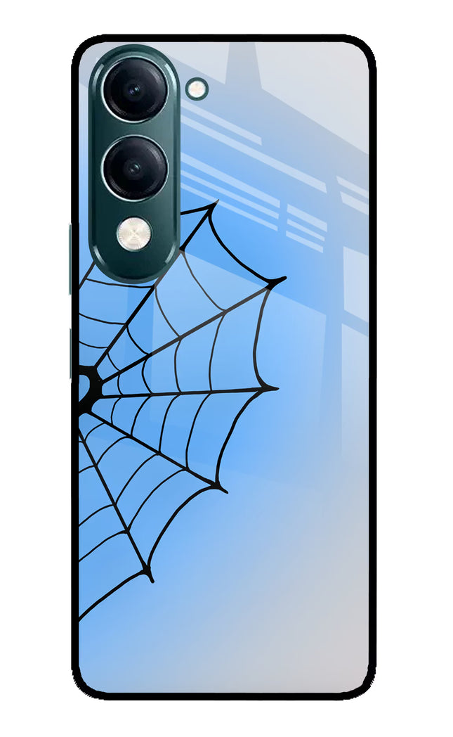 Blue Web iQOO Z10 Lite 5G Glass Case Back Cover by Casekaro