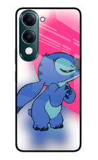 Stitch Hug iQOO Z10 Lite 5G Glass Case Back Cover by Casekaro