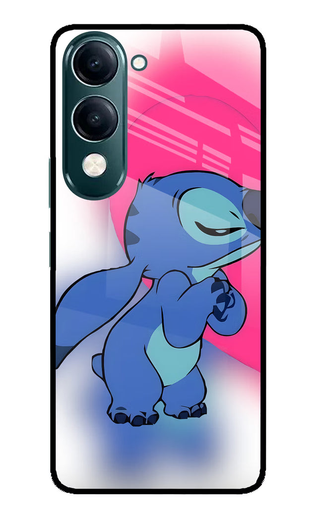 Stitch Hug iQOO Z10 Lite 5G Glass Case Back Cover by Casekaro