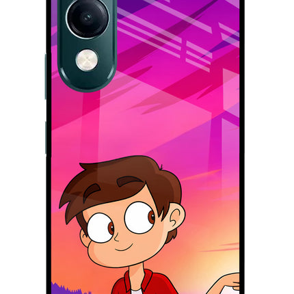 Marco Sunset iQOO Z10 Lite 5G Glass Case Back Cover by Casekaro