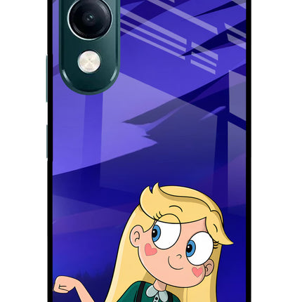 Star Glow iQOO Z10 Lite 5G Glass Case Back Cover by Casekaro