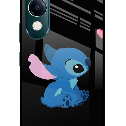 Stitch Crush iQOO Z10 Lite 5G Glass Case Back Cover by Casekaro