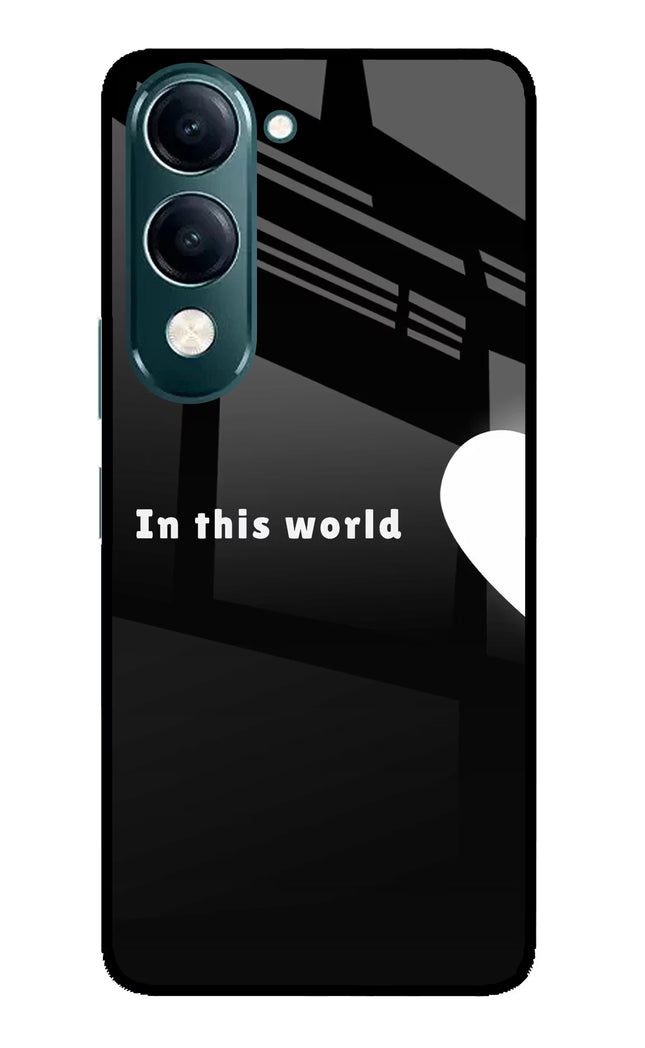 This World iQOO Z10 Lite 5G Glass Case Back Cover by Casekaro