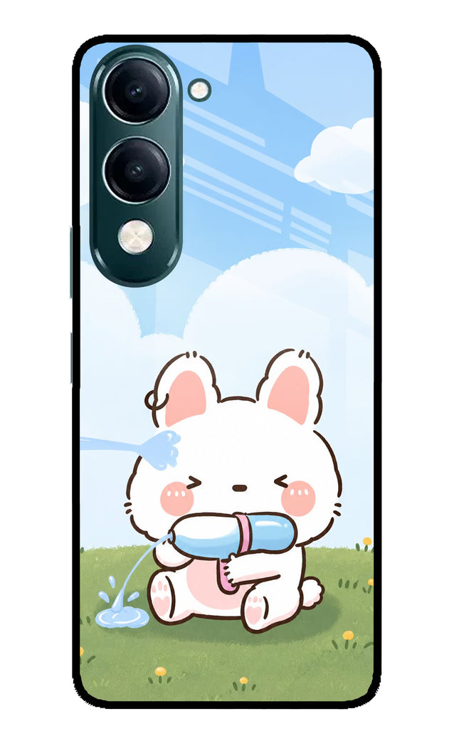 Bunny Treat iQOO Z10 Lite 5G Glass Case Back Cover by Casekaro