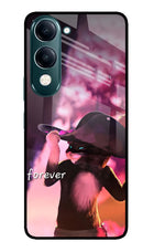 Forever Cat iQOO Z10 Lite 5G Glass Case Back Cover by Casekaro