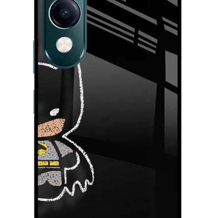 Bat Kitty iQOO Z10 Lite 5G Glass Case Back Cover by Casekaro