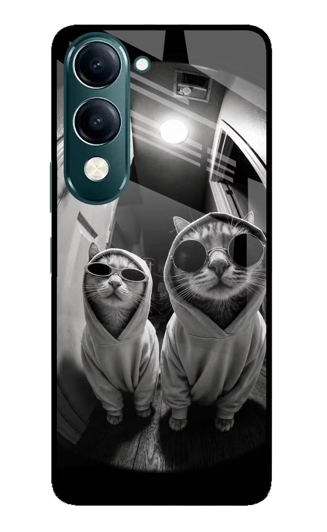 Hood Cats iQOO Z10 Lite 5G Glass Case Back Cover by Casekaro