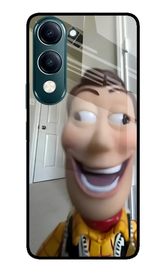 Side Eye Woody iQOO Z10 Lite 5G Glass Case Back Cover by Casekaro