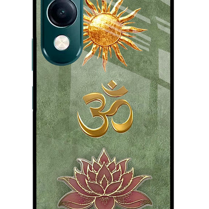 Om & Lotus iQOO Z10 Lite 5G Glass Case