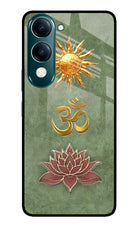 Om & Lotus iQOO Z10 Lite 5G Glass Case