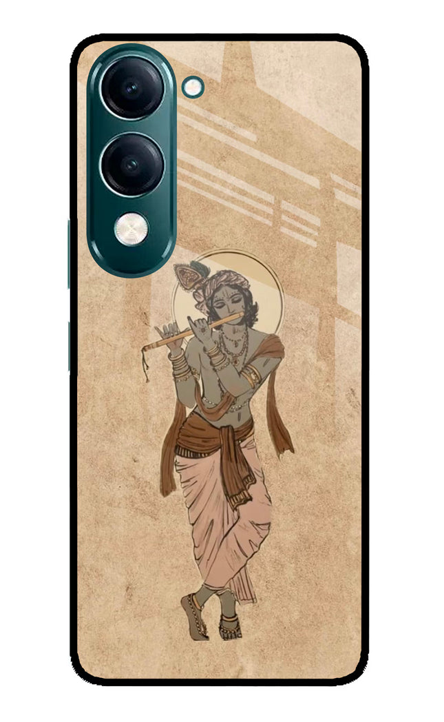 Krishna iQOO Z10 Lite 5G Glass Case Back Cover by Casekaro