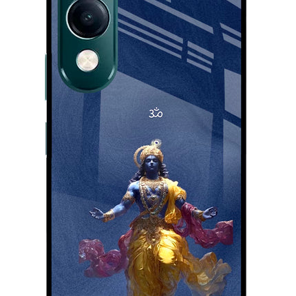 Cosmic Krishna iQOO Z10 Lite 5G Glass Case