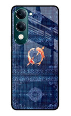 Koi Blue iQOO Z10 Lite 5G Glass Case