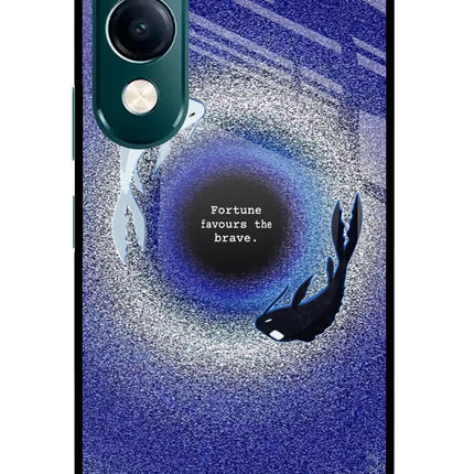 Dark Koi iQOO Z10 Lite 5G Glass Case