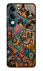 Folk Print iQOO Z10 Lite 5G Glass Case