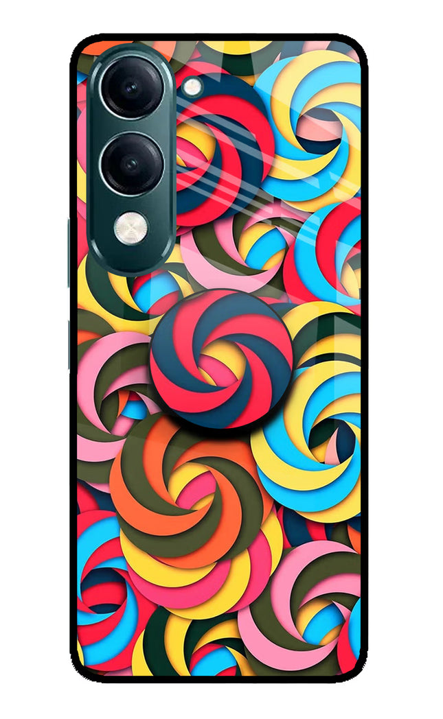 Spiral Pattern iQOO Z10 Lite 5G Pop Case by Casekaro