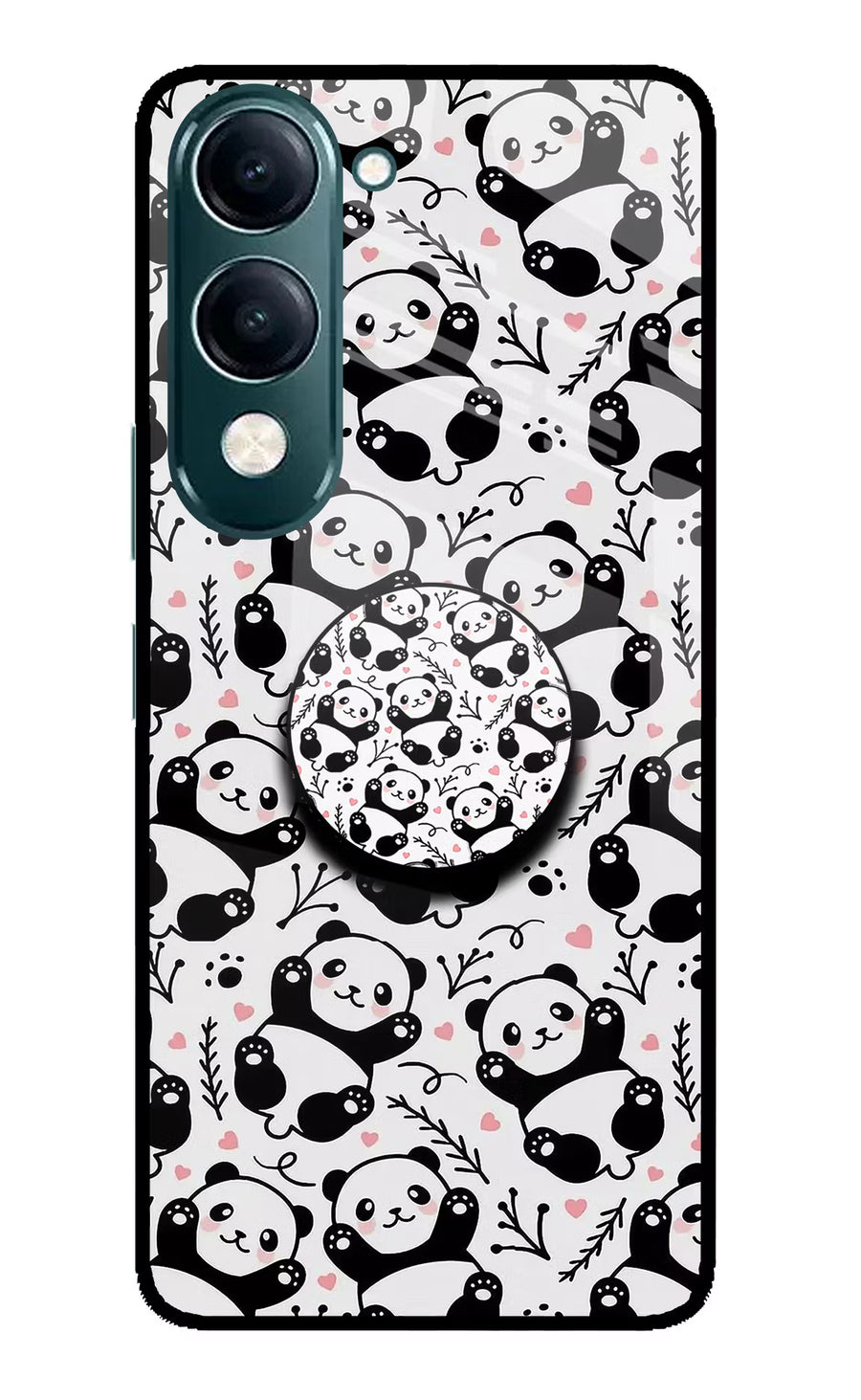 Cute Panda iQOO Z10 Lite 5G Pop Case, Glass case