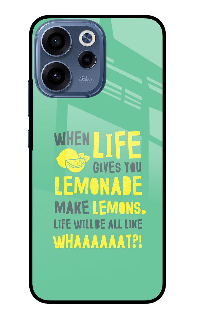 Quote Oppo Reno15c 5G Glass Case Back Cover by Casekaro