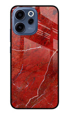 Red Marble Design Oppo Reno15c 5G Glass Case Back Cover by Casekaro