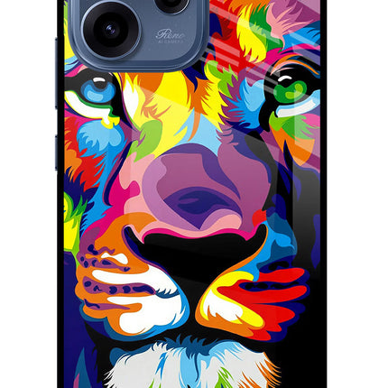 Lion Oppo Reno15c 5G Glass Case Back Cover by Casekaro