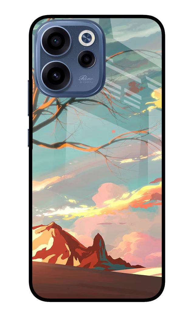 Scenery Oppo Reno15c 5G Glass Case Back Cover by Casekaro