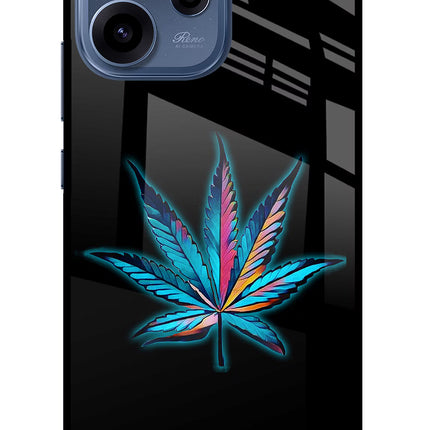 Weed Oppo Reno15c 5G Glass Case Back Cover by Casekaro