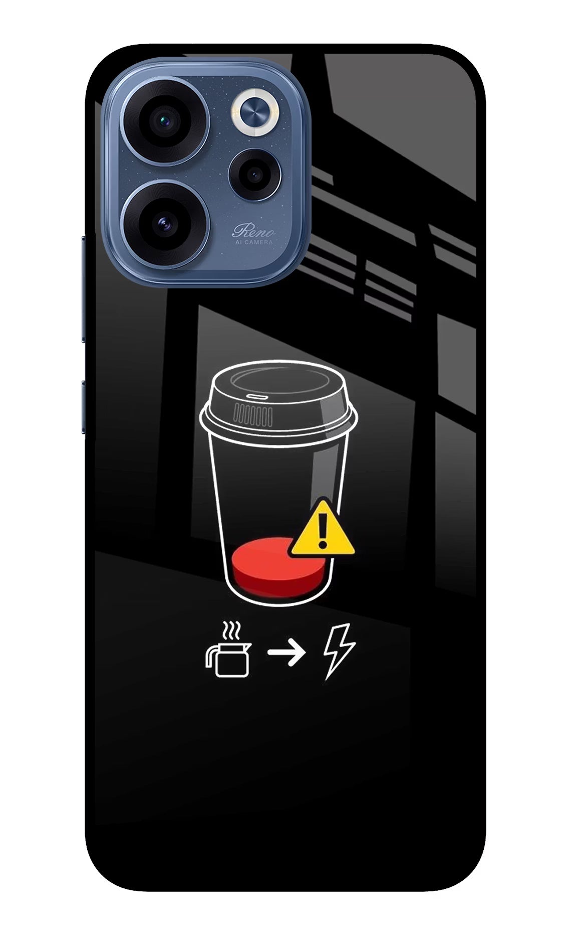 Coffee Oppo Reno15c 5G Glass Case