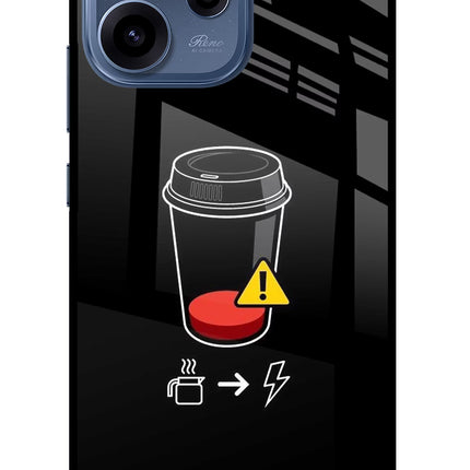 Coffee Oppo Reno15c 5G Glass Case Back Cover by Casekaro