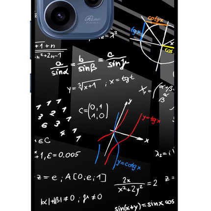 Mathematics Formula Oppo Reno15c 5G Glass Case Back Cover by Casekaro