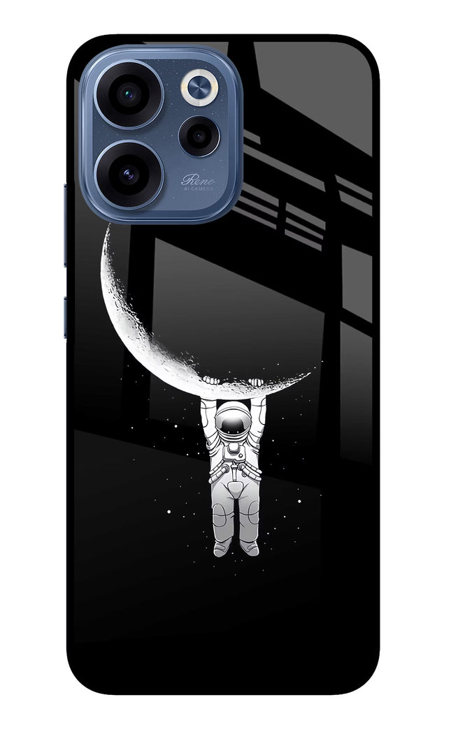 Moon Space Oppo Reno15c 5G Glass Case Back Cover by Casekaro