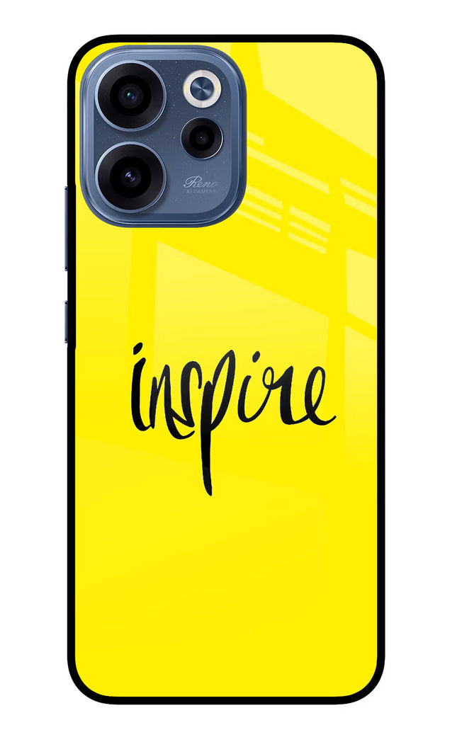 Inspire Oppo Reno15c 5G Glass Case Back Cover by Casekaro