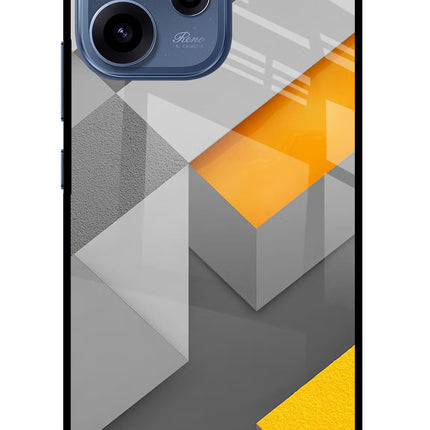 Abstract Oppo Reno15c 5G Glass Case Back Cover by Casekaro