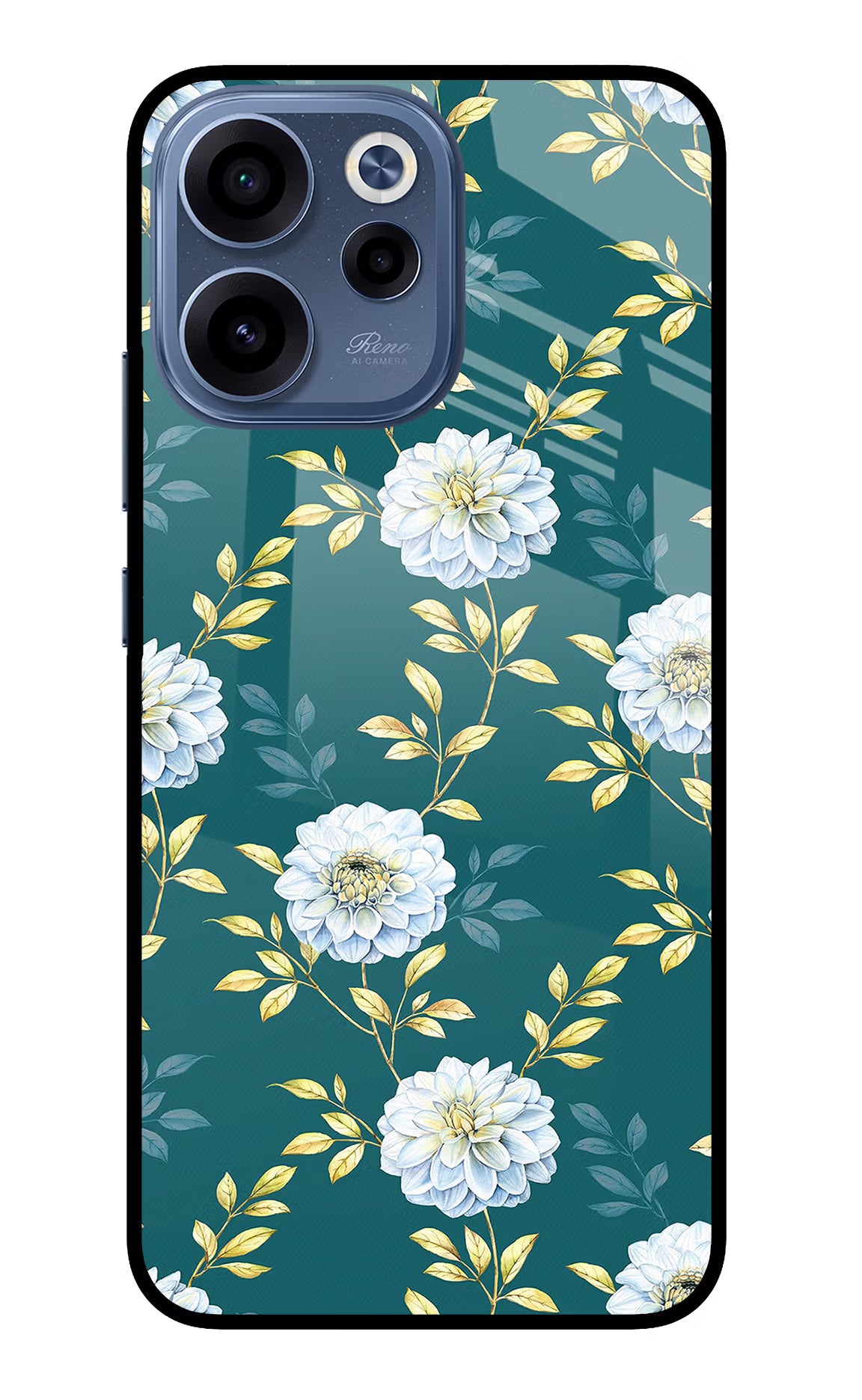 Flowers Oppo Reno15c 5G Glass Case