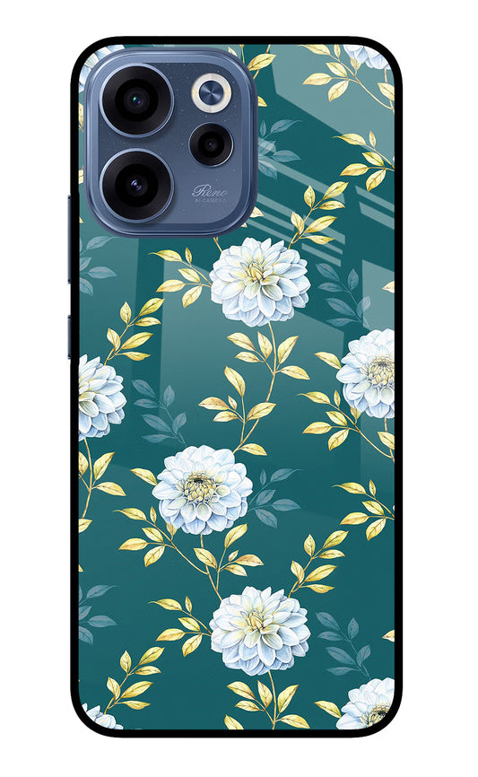 Flowers Oppo Reno15c 5G Glass Case